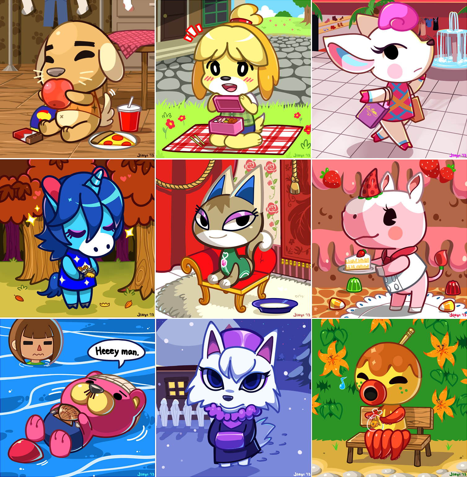 Animal Crossing New Leaf by Jiayi