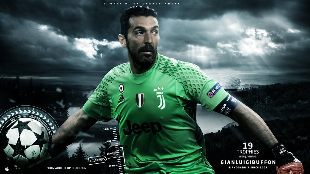 Gianluigi Buffon Wallpaper Juventus FC 2018 by ArtsGFX99 ...
