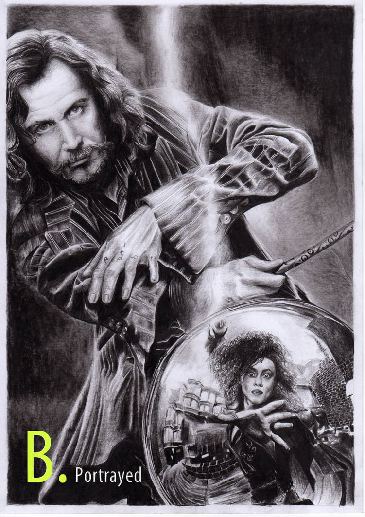 Sirius Black and Bellatrix Lestrange by B-Portrayed
