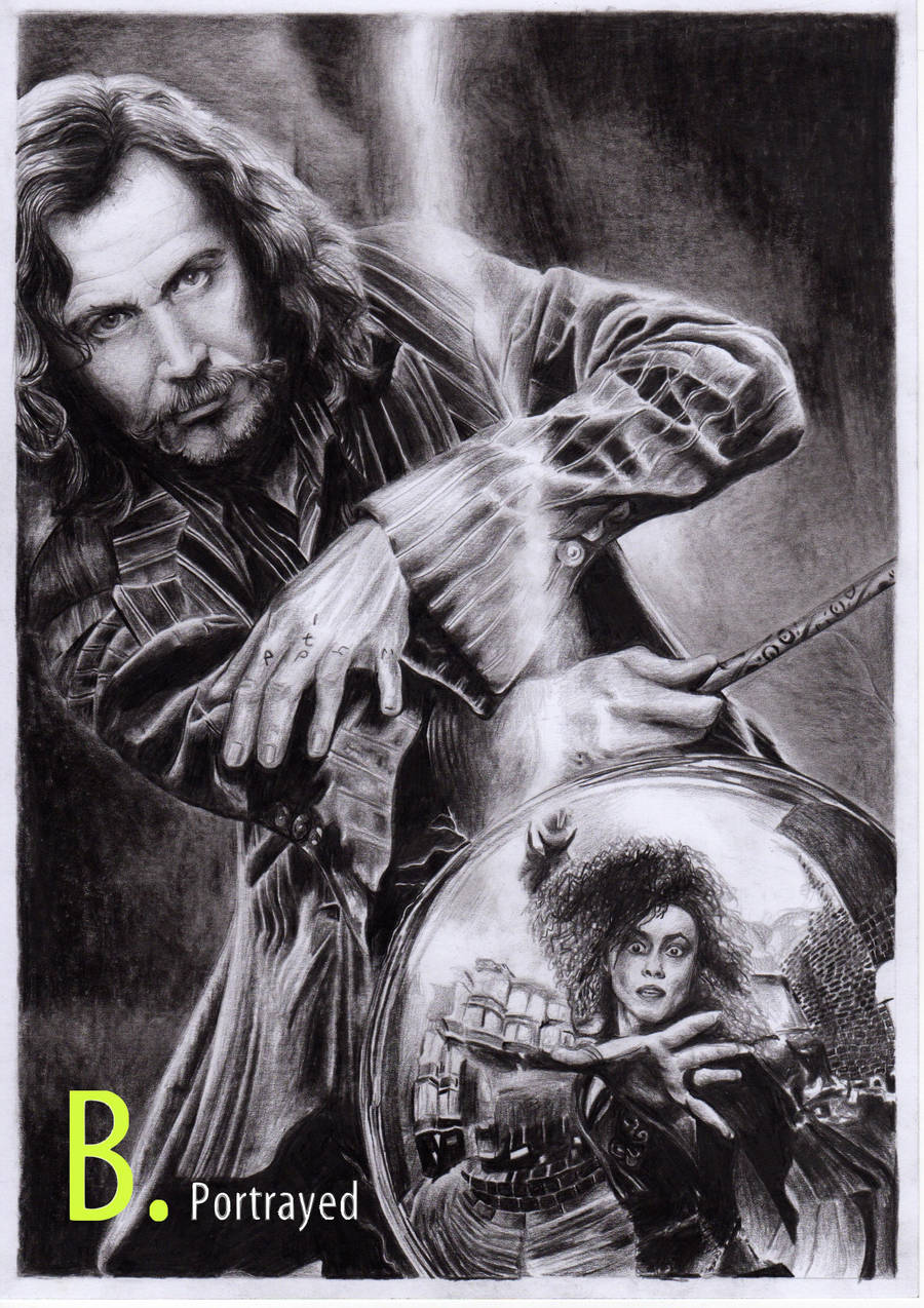 Sirius Black and Bellatrix Lestrange by B-Portrayed