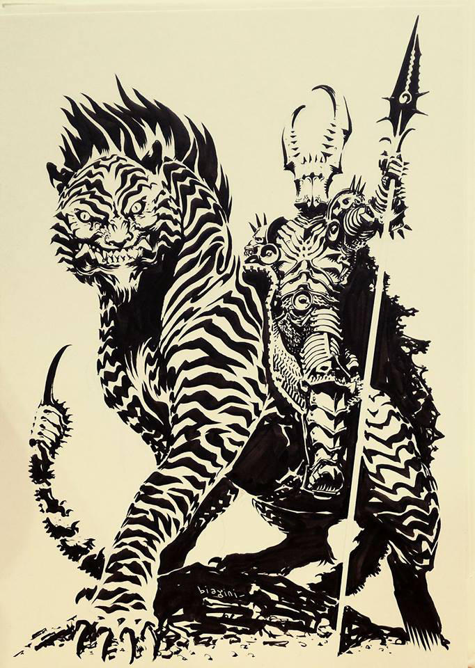 Manticore Knight by francesco-biagini