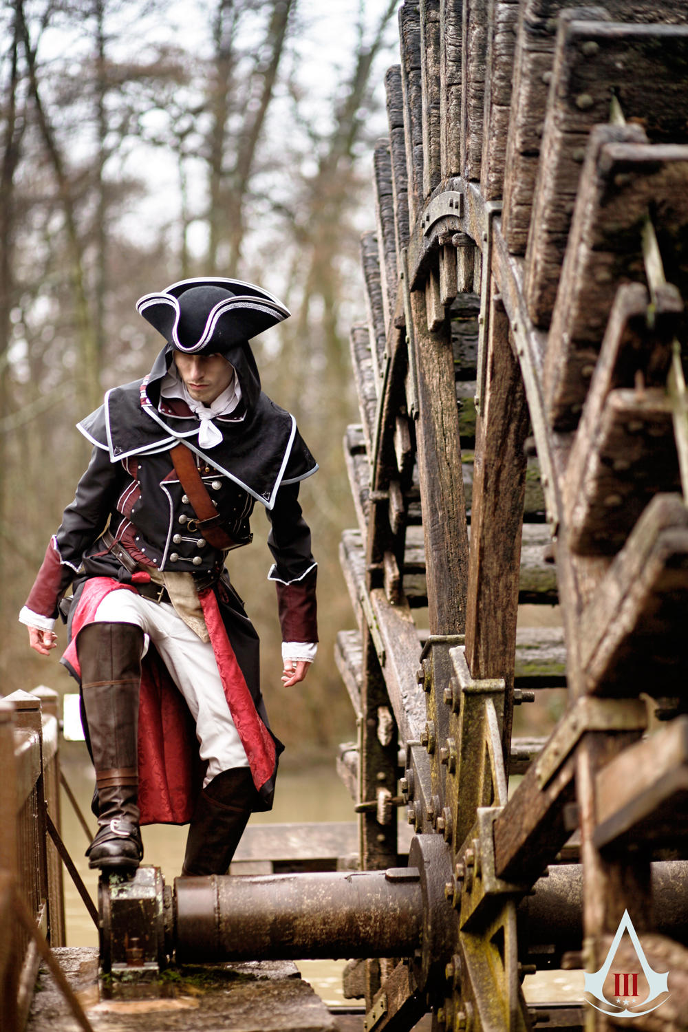 Assassin's Creed 3 - William and the watermill by x-nightfire-x