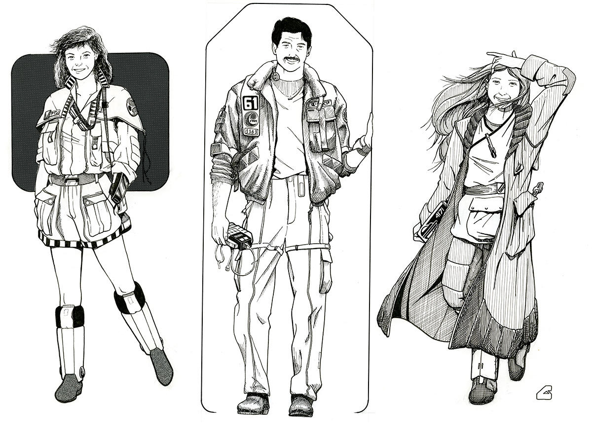 Traveller Trio by RobCaswell