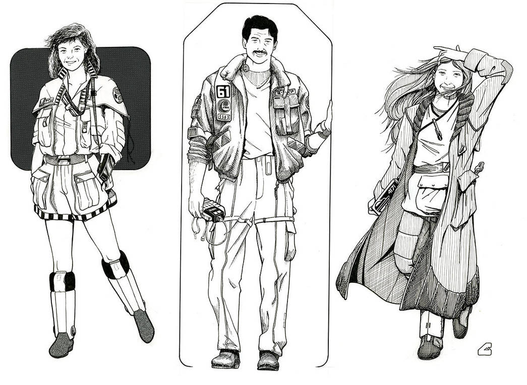 Traveller Trio by RobCaswell