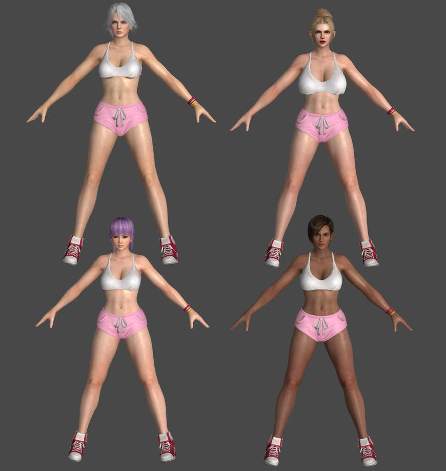 DoA5LR - Sporty Hotpants Ver. 1 - Pack #2 for XPS! by DoraiBoonzu