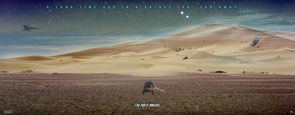 Star Wars The Force Awakens Poster Landscape By Superdude001 On Star Wars The Force Awakens Poster Landscape By Superdude001