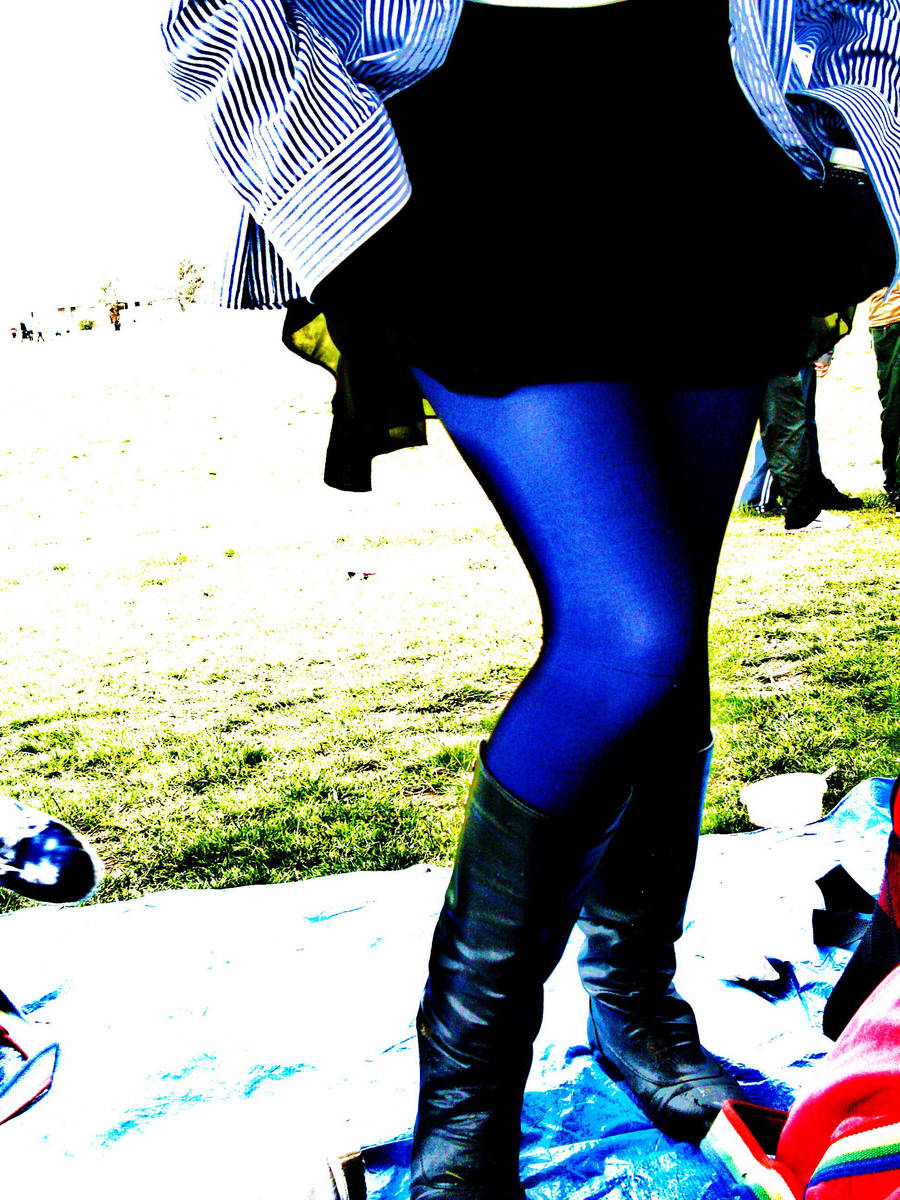 Collants Bleus by MsIndividuality