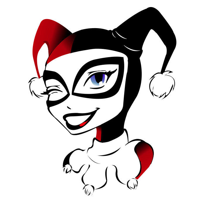 Download Harley Quinn Vector by Gwyllion on DeviantArt