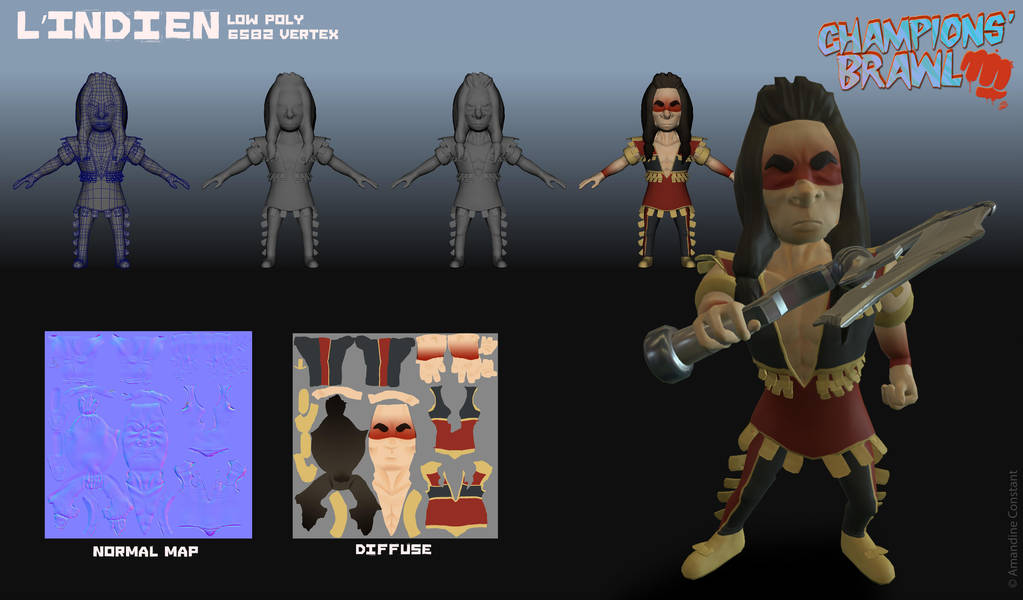 L'Indien - 3D by eimiko-chan
