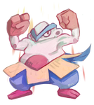 Hariyama used Bulk Up! by KayVeeDee