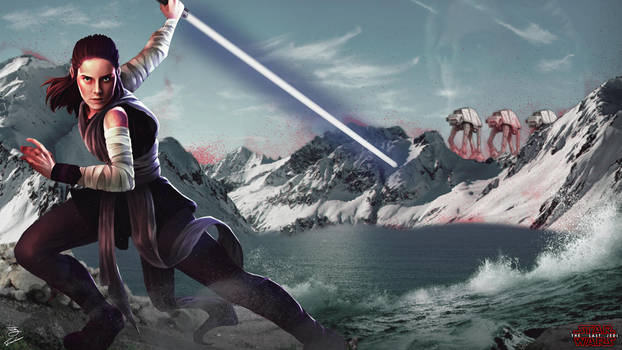 2018 Star Wars The Last Jedi Rey Fan Art Wallpaper By