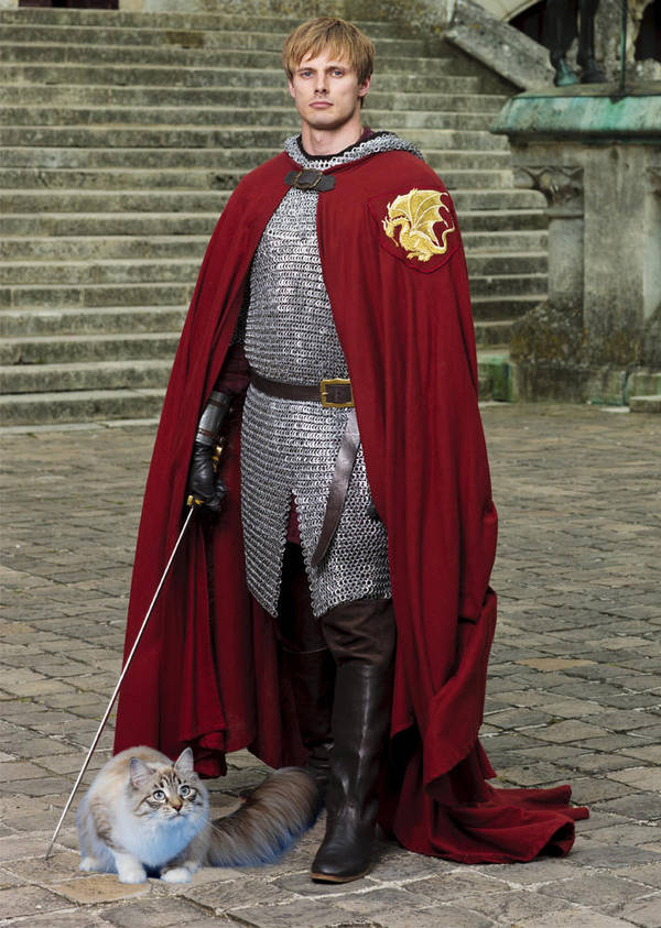Arthur Pendragon and His Daemon by LJ-Todd