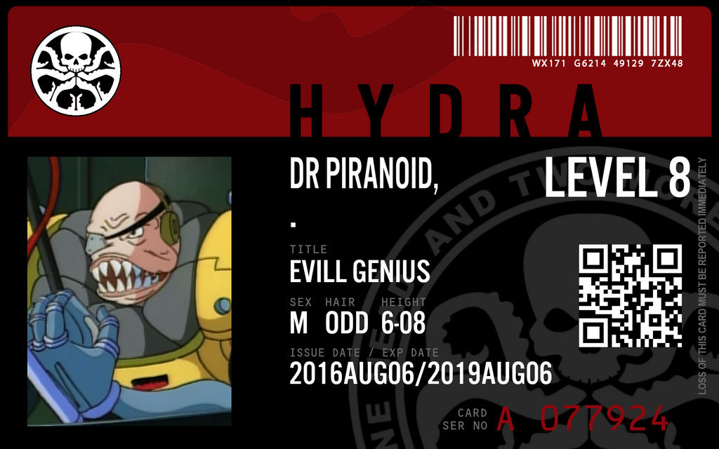 hydra agent dr piranoid
