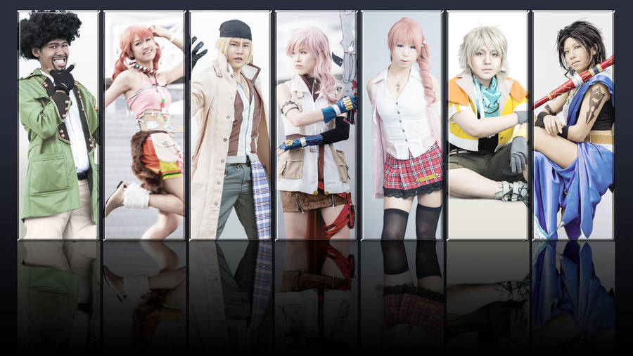 FF13 Characters Collage by ruby-hearts