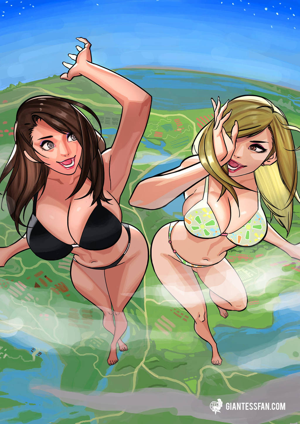 Everything's Bigger in the Valley by giantess-fan-comics