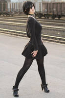 Black Hair Look by Yami-no-Mina