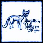 disgruntled feline by librarian-of-hell