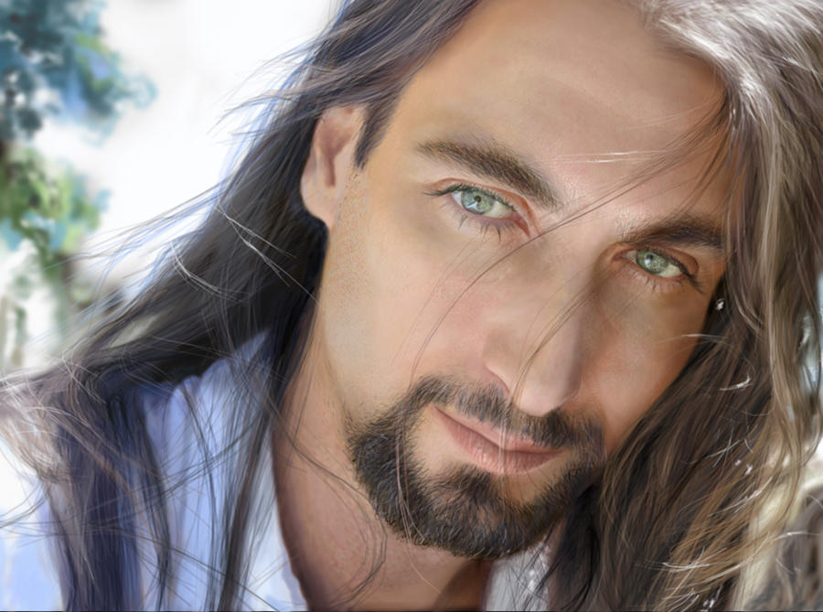 Chris- 3D portrait by AddyRedragon