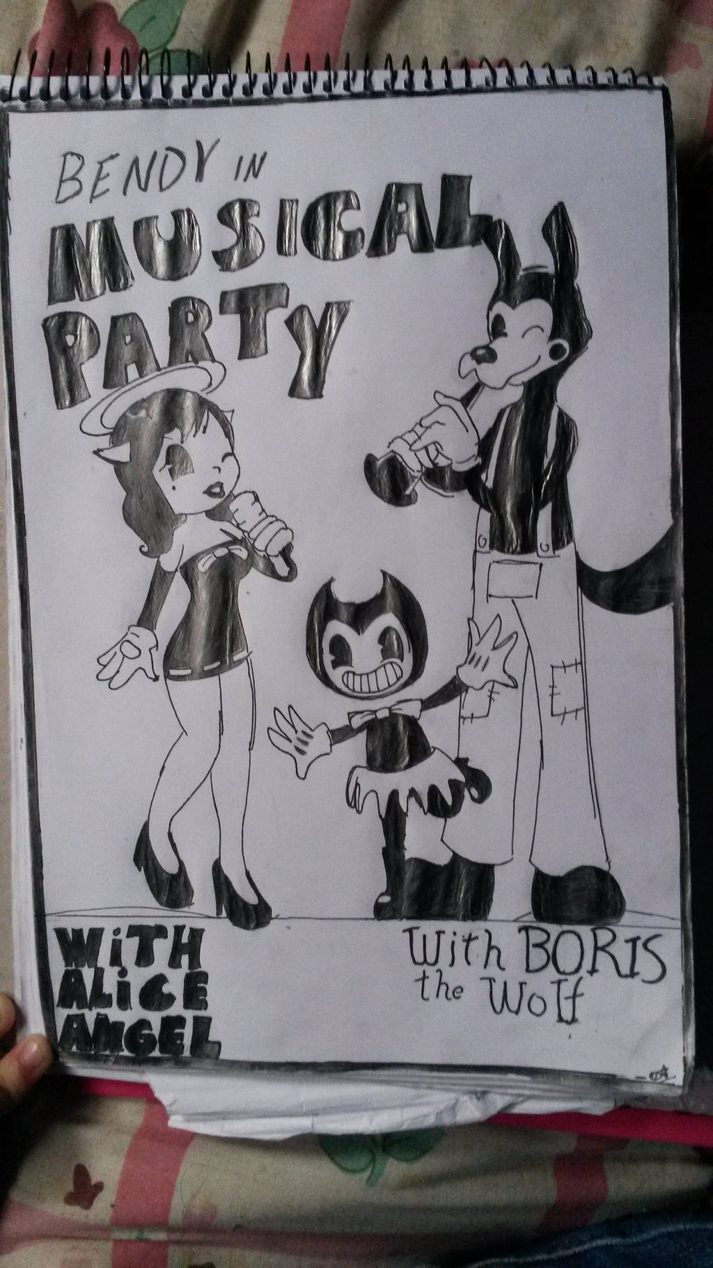 Bendy and the ink machine (poster) by MissShirotoKuro on DeviantArt