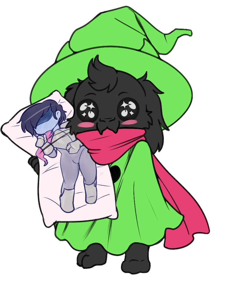 Ralsei With A Bodypillow By Rannades On Deviantart