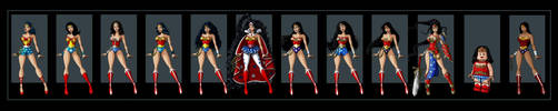 wonder woman group shot by nightwing1975