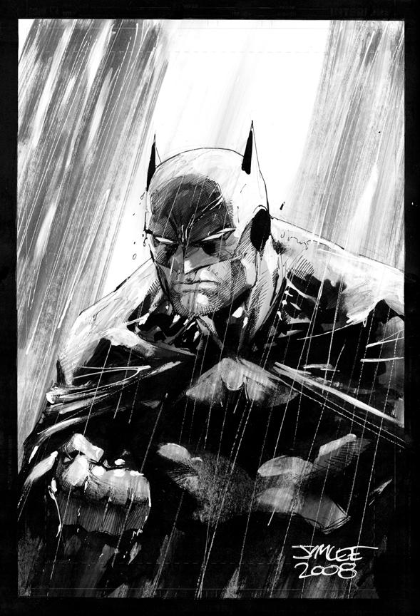 Batman in the Rain Redux by jimlee00
