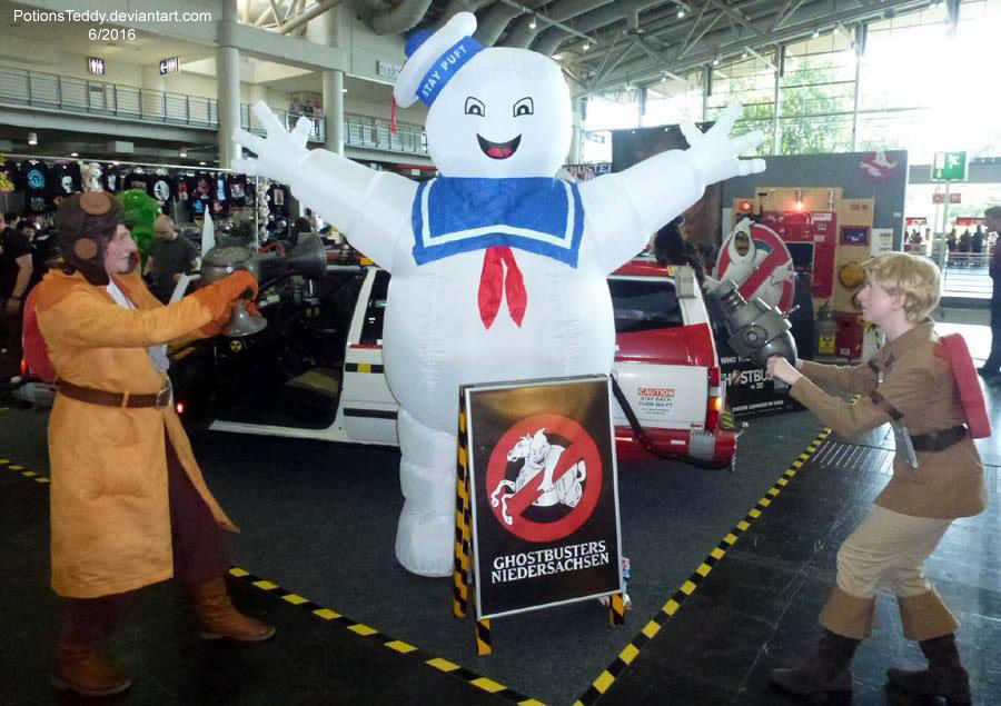 Bustin' the Marshmallow Man by PotionsTeddy