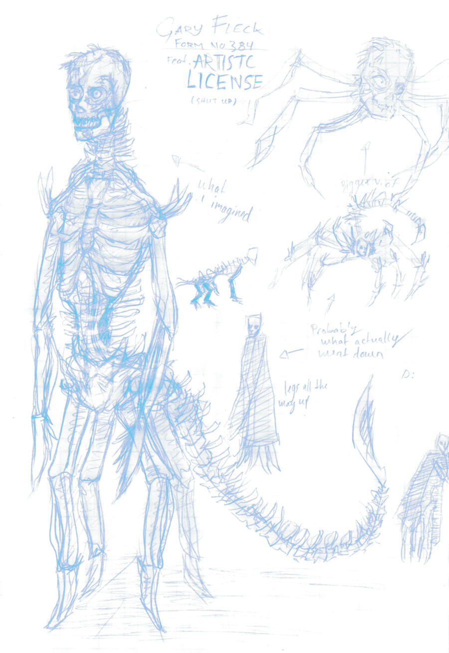 Gary - Sketch :Monster Planet: by sedge