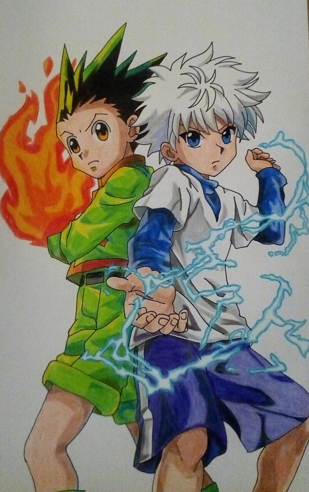 GON AND KILLUA HUNTER X HUNTER by RafaelAvd on DeviantArt