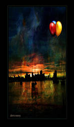 Three Fugitive Balloons.. by RevolverEcho