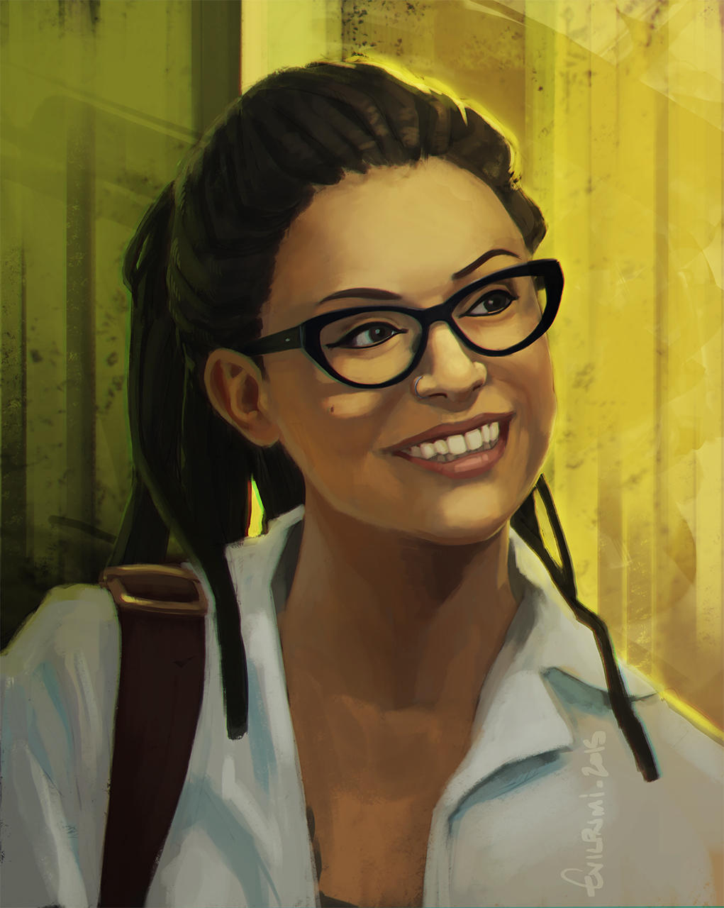 Training - Study : Orphan Black - Cosima Niehaus by EvilPNMI