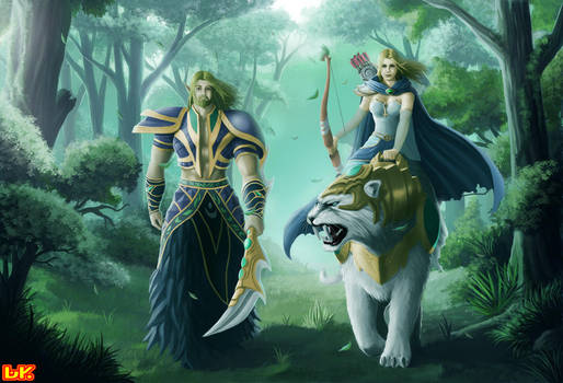 Com: THE NIGHT ELVES by BAKART