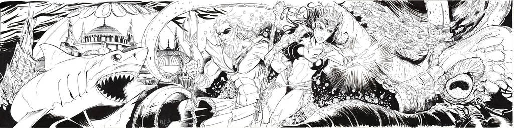 Razing Atlantis Inks by KileyBeecher Razing Atlantis Inks by KileyBeecher