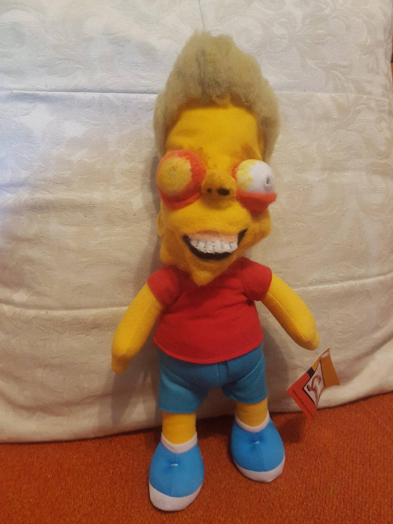 Just like Bart! Monster Factory-inspired plush by feltgood