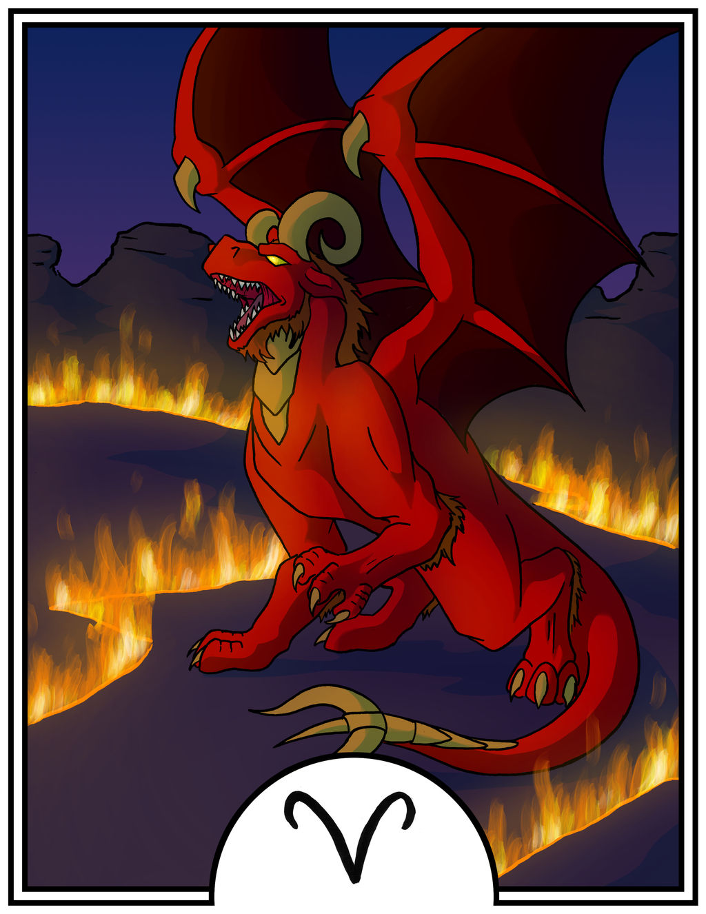 Zodiac Dragons - Aires by dragonsong12