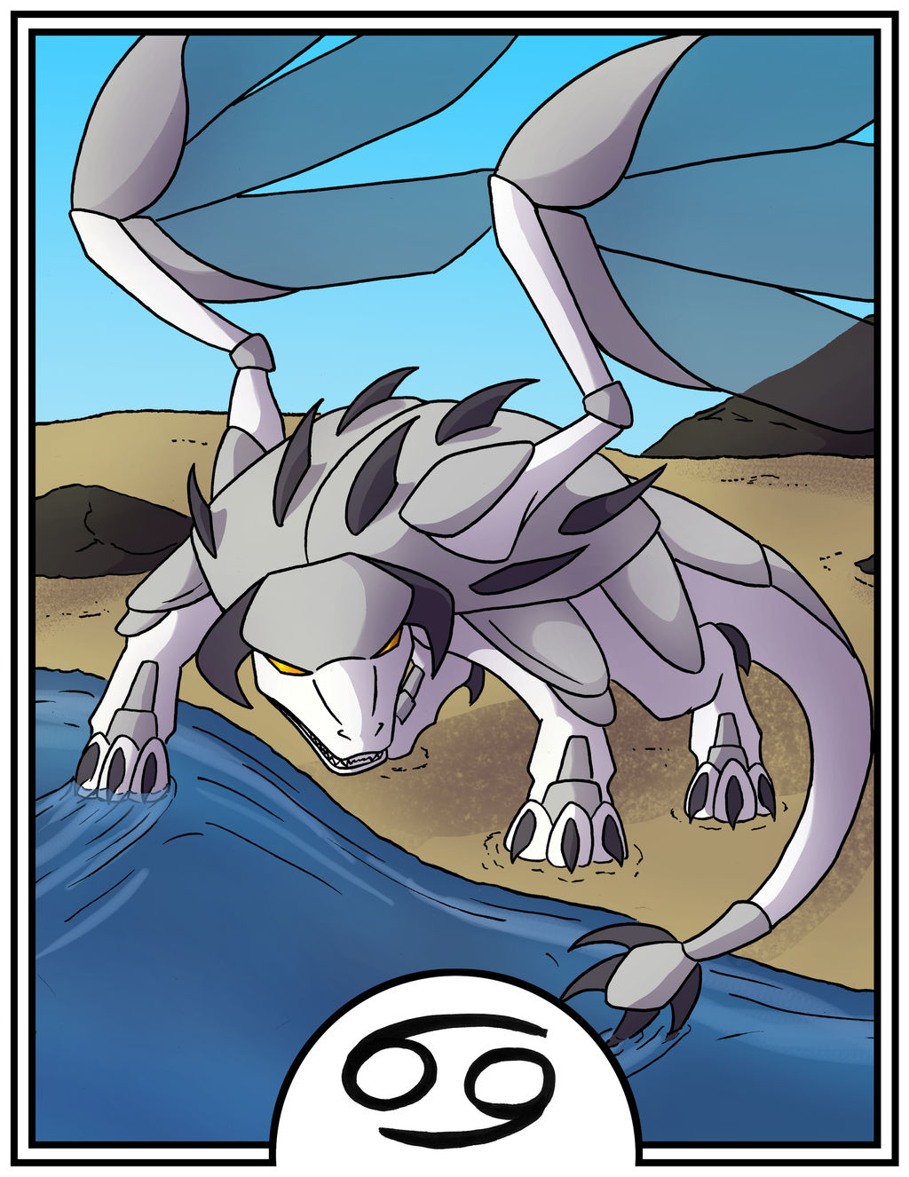 Zodiac Dragons - Cancer by dragonsong12