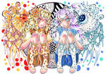 Sun Angel - Moon Angel by hiru-miyamoto