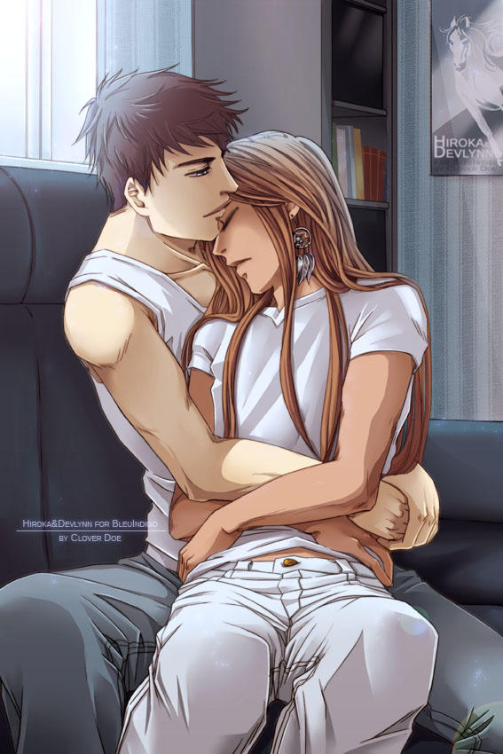 ::Commish:: Hiroka+Devlynn by CloverDoe