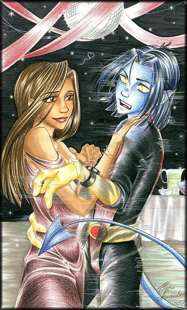 X-men Evo Kurt x Amanda by x-Haru-x