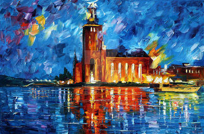 Lighthouse 2 by Leonid Afremov by Leonidafremov