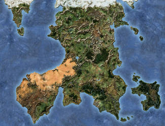 'Satellite' Map by lordFelwynn