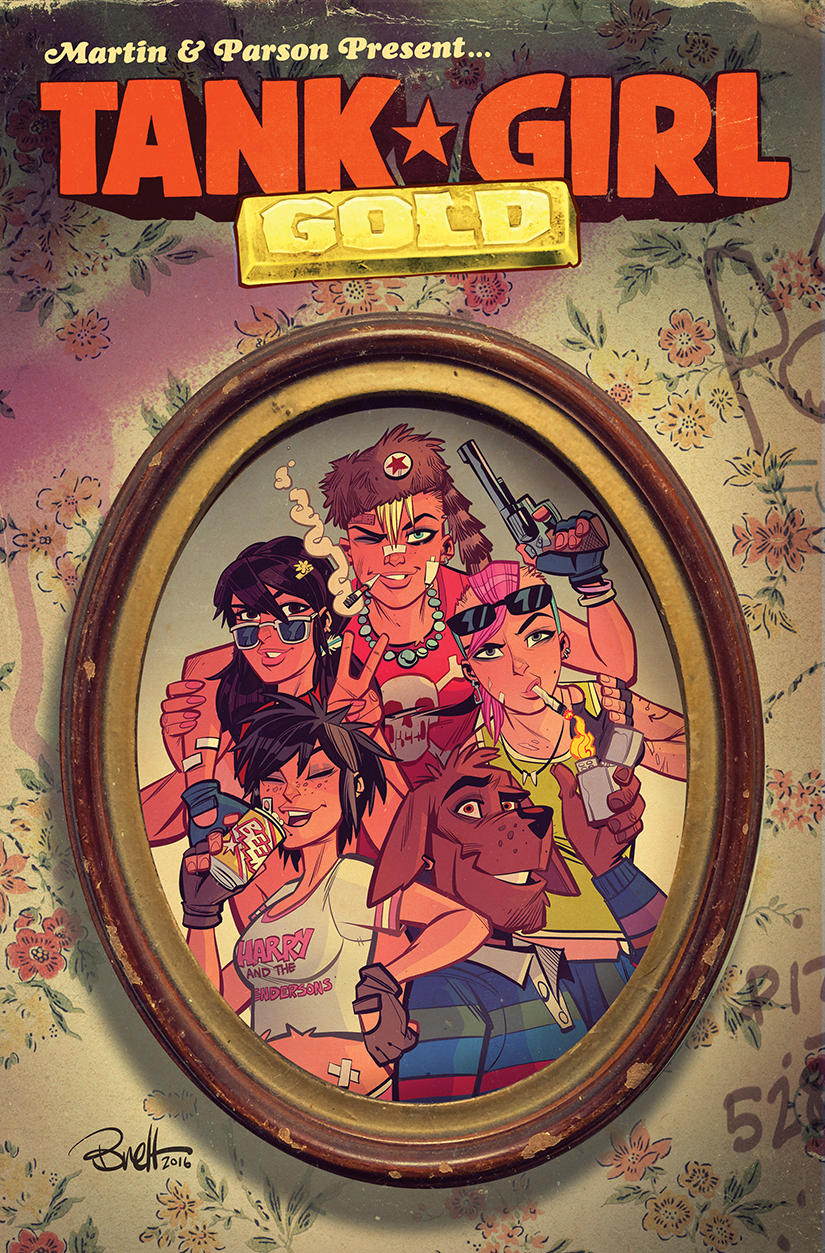 Tank Girl Gold #4 Cover by blitzcadet