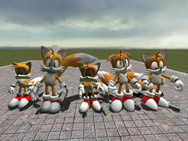 GMod Tails Comparison Group by SilverSpiritUK