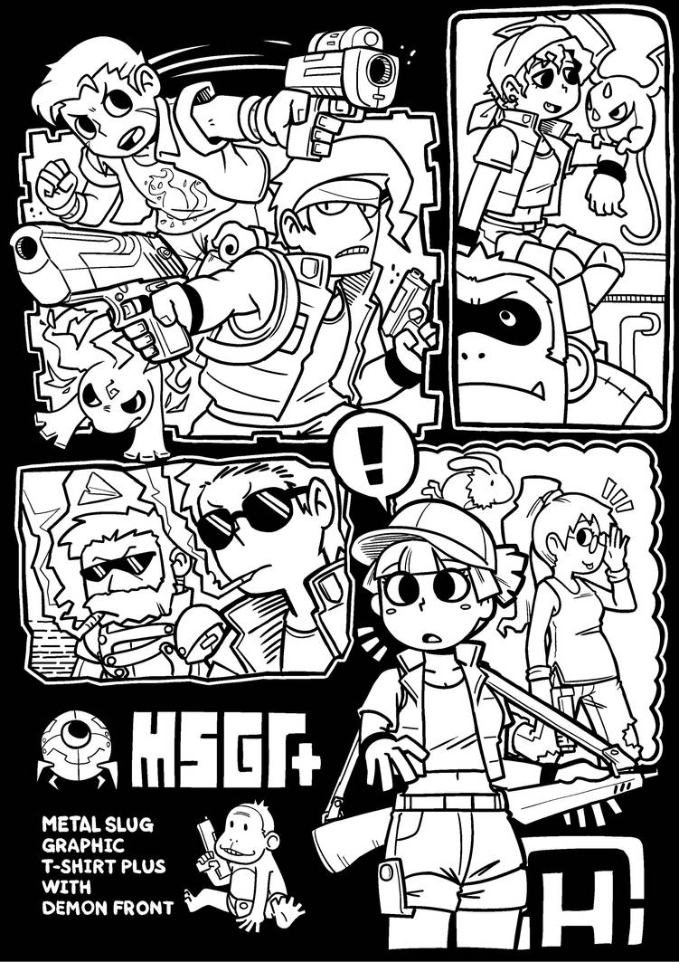 Metal Slug Graphic T-shirt 2012 june by laoyue