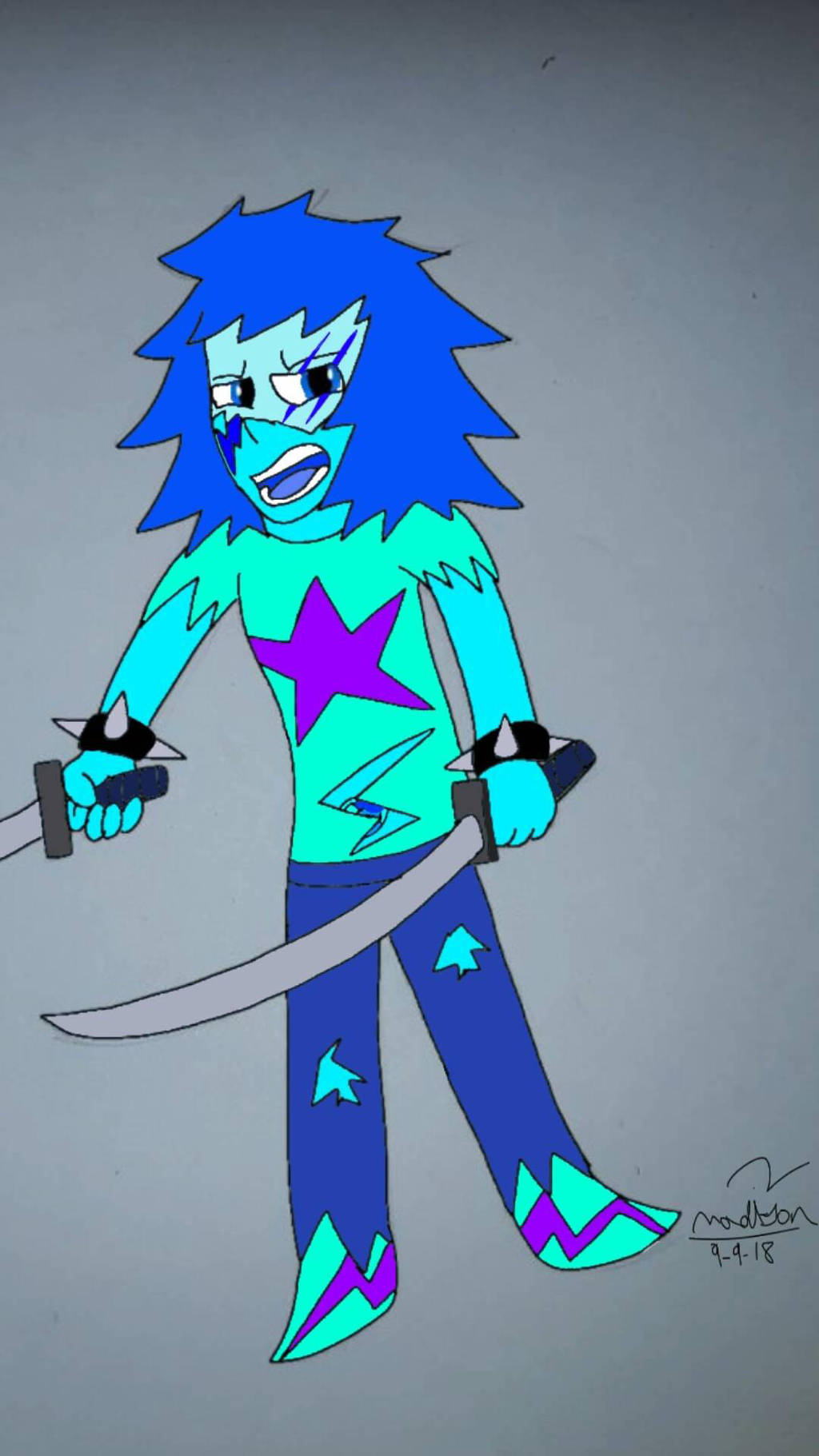 Aquamarine (Mine) by LightningWolf272