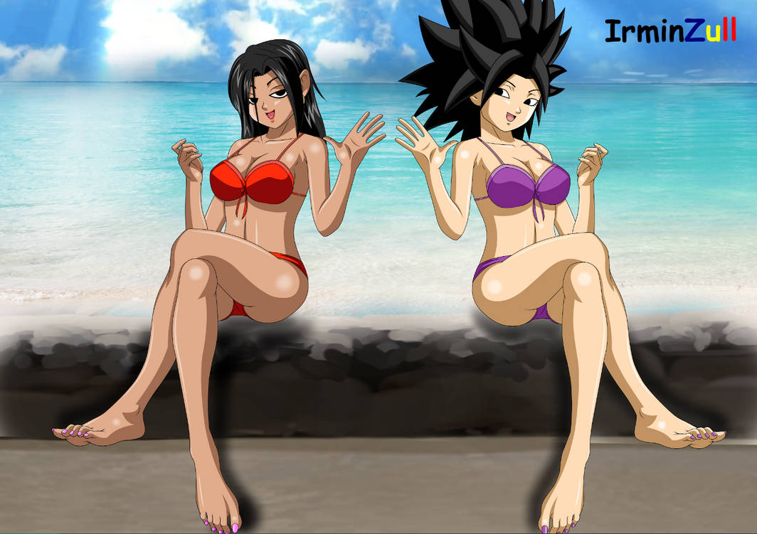 Kale And Caulifla Bikini By Irminzulltribute On Deviantart