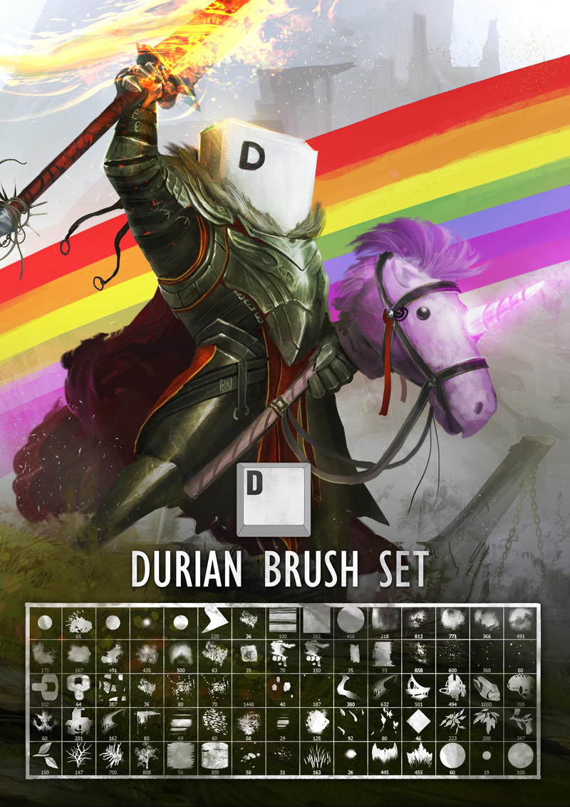 Durian Brushes by theDURRRRIAN