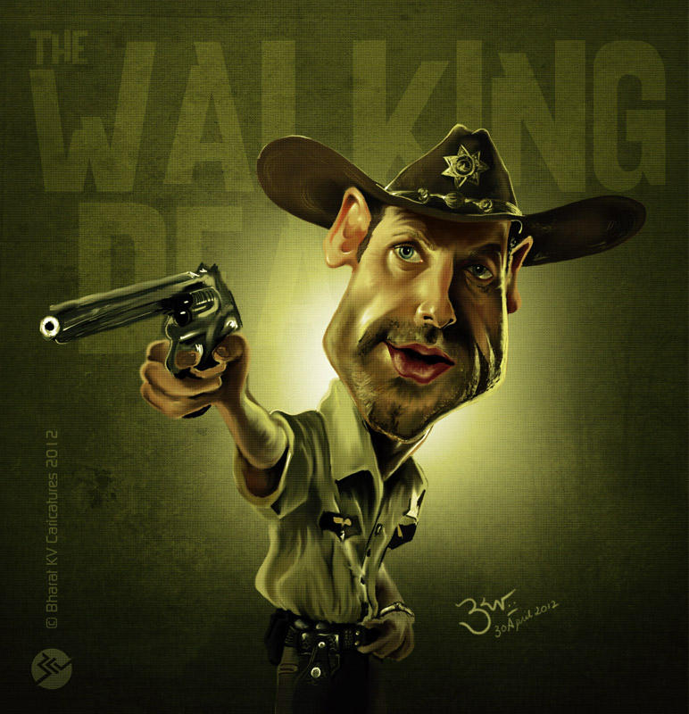 Walking Dead Caricature by libran005