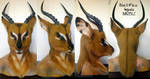 BlackFace Impala Head by Magpieb0nes