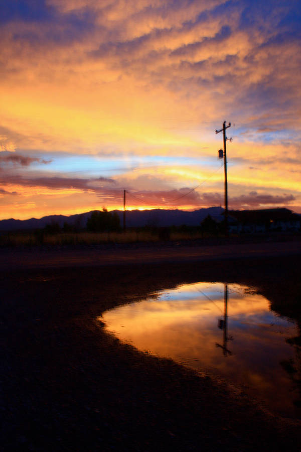 Reflective essay on looking at the sunset image